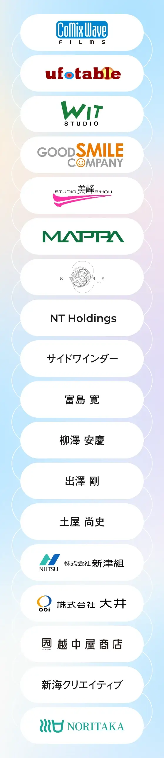 株主・パートナー陣